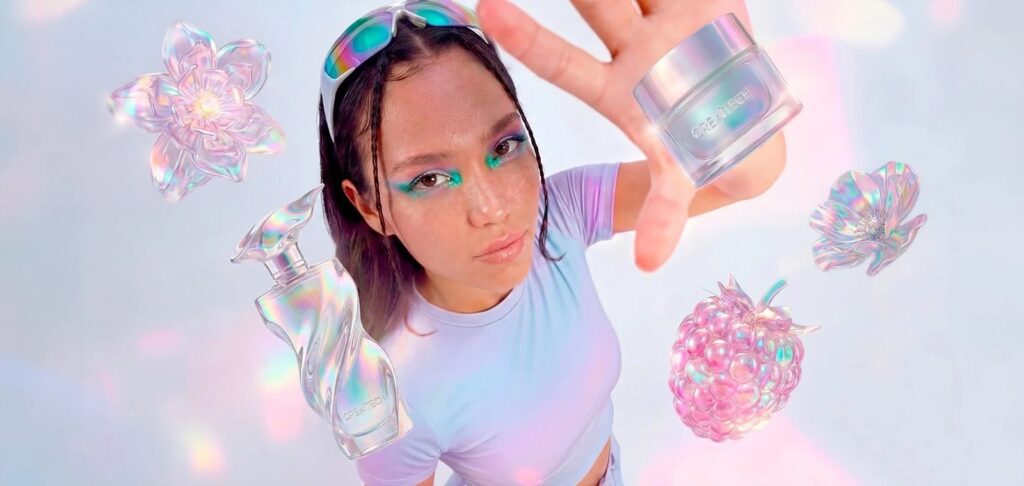 LOreal CreAItech AI-generated beauty visual