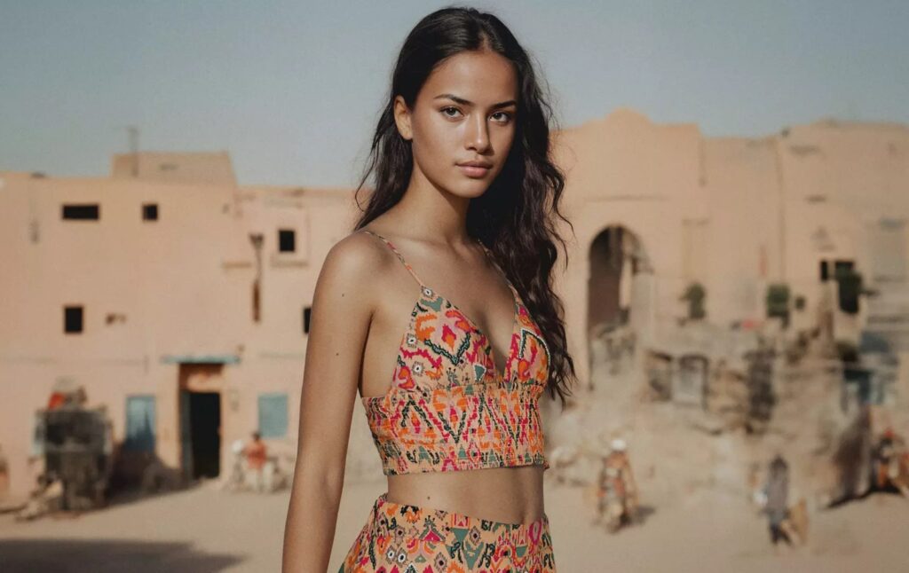 Mango Sunset Dream AI-generated campaign image