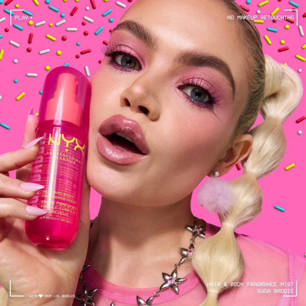 NYX Fat Oil Body Fragrance Mist in Suga Baddie
